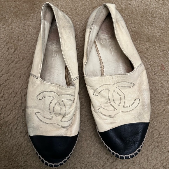 Chanel Leather Espadrilles - Picture 1 of 7